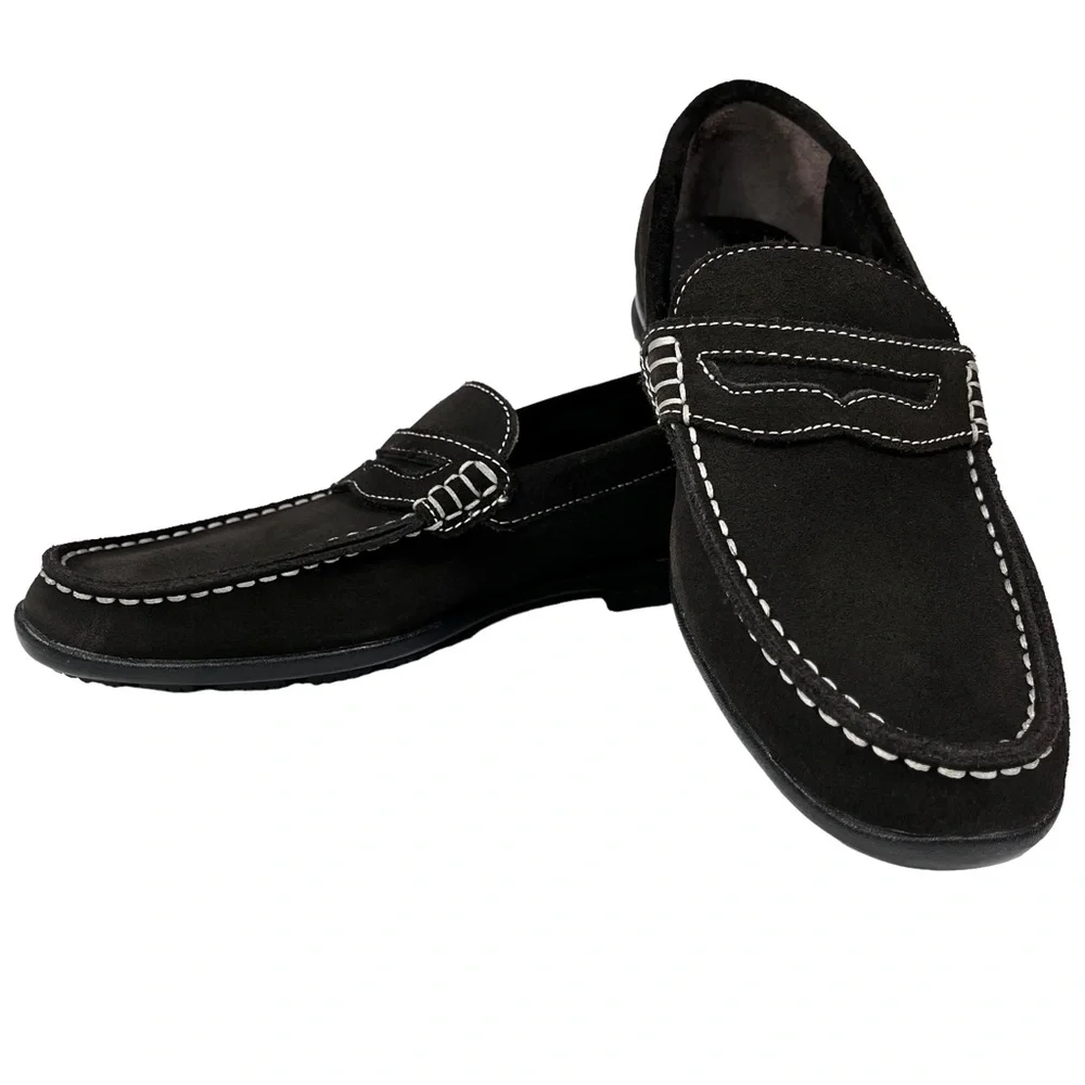 FootJoy Club Casual Brown Suede‎ Comfort Penny Loafer 79038 Men’s Size 9